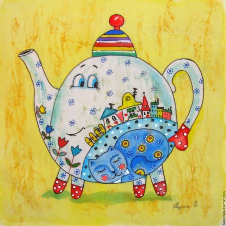Чайник для рисования для детей