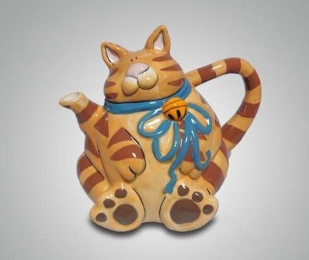 Заварочный чайник в виде кота