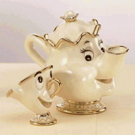 Красавица и чудовище чайник