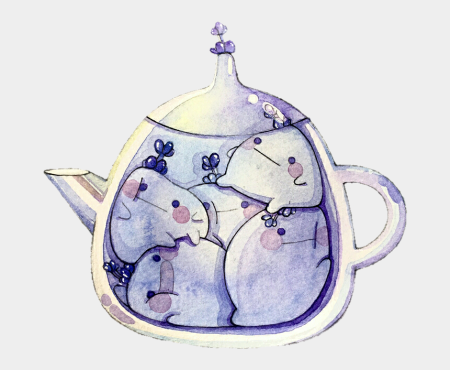 Чайник рисунок