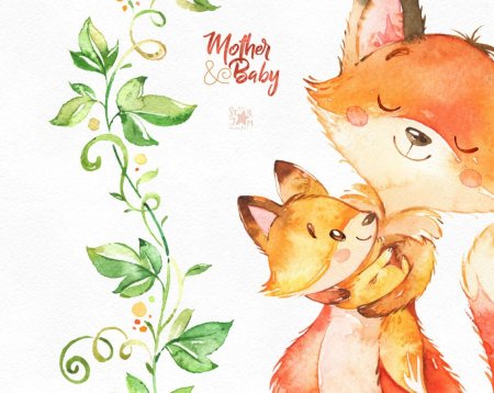 Открытки с рисованными животными