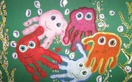 Рисование ладошками животных