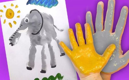 Рисование ладошками для детей