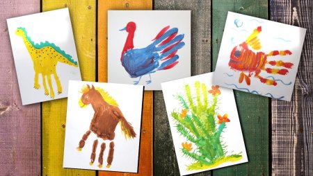 Рисование ладошками для детей