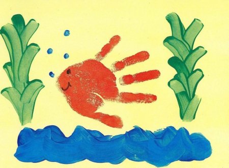 Животные ладошками