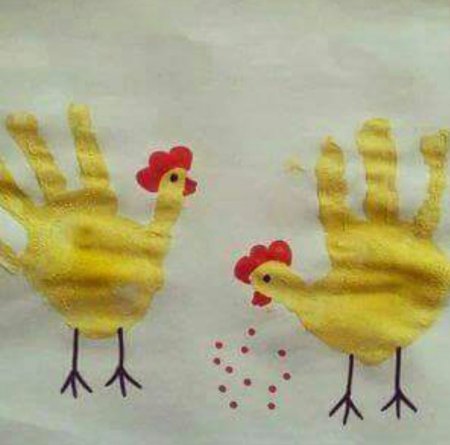 Рисование ладошками для детей