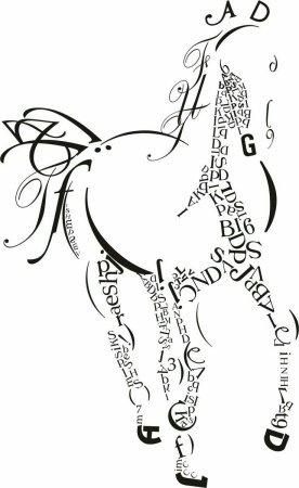 Композиция из шрифтов