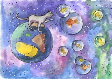 Нарисовать космический отель
