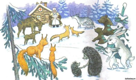 Зимние животные для дошкольников