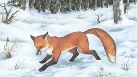 Дикие животные зимой для детей