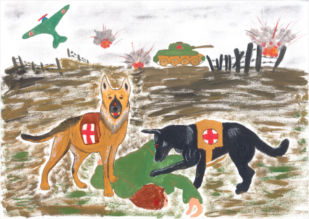 Собака санитар серия сюжетных картинок