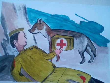 Собаки-санитары в Великой Отечественной войне