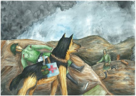 Пограничник карандашом