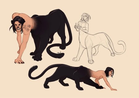 Кентавр Лев референс позы