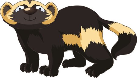 Нарисовать Росомаху животное