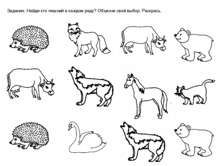 Домашние животные задания для дошкольников