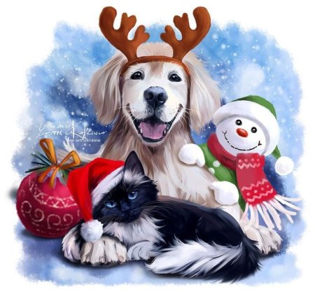 Цифровой художник Лорри Kajenna Кайенна Christmas