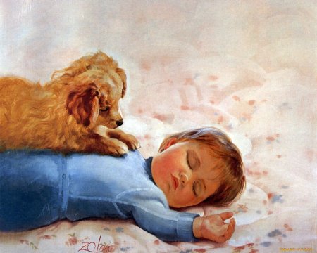 Картины Дональда Золана беззаботное детство