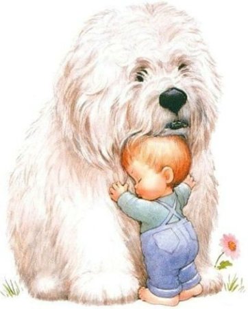 Рис собаки для детей