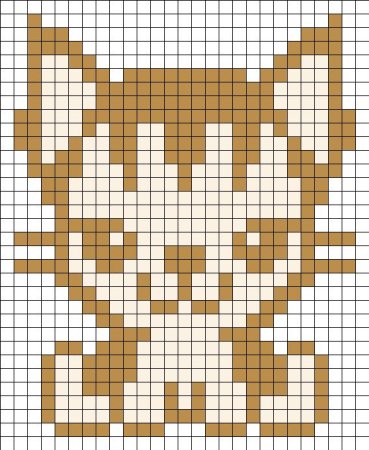 Жаккардовые узоры кошки