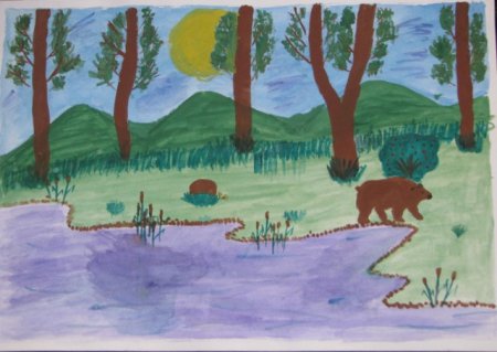 Заповедник рисунок