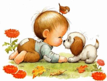 Иллюстрации с животными для детей