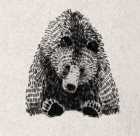 Медведь стилизация