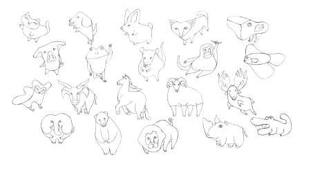 Рисунки животных