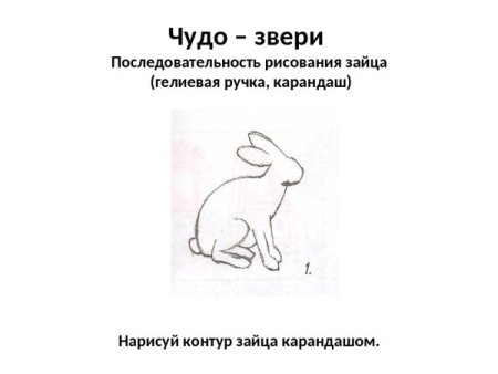 Раскраска зайчик