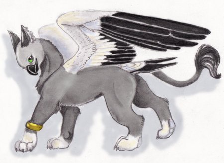 Рисунок фантастического животного