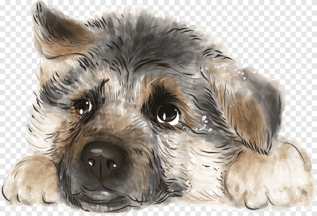 Собака иллюстрация