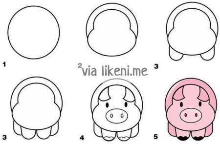 Поэтапное рисование для малышей