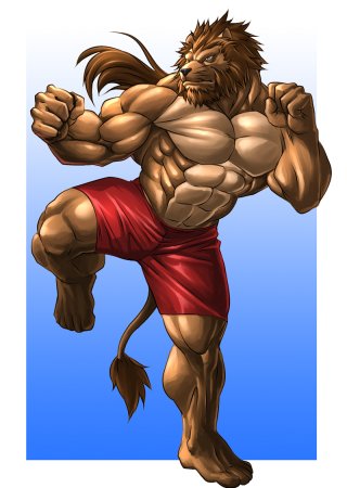Накаченный Лев