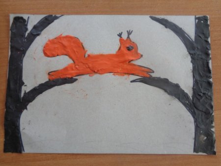 Лепка Дикие животные старшая группа