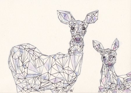 Животное из линий