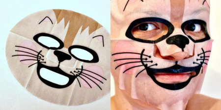 Маска с мордой кота