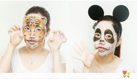 Маски для лица с животными