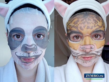 Маска для лица Панда