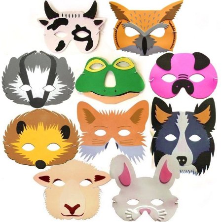 Маски в виде животных