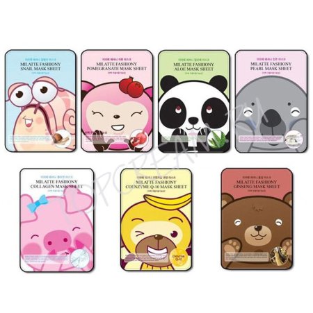 Тканевая омолаживающая маска Milatte fashiony Mask Sheet 21 гр