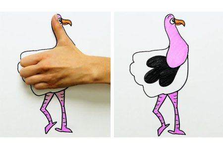 Рисование с помощью руки