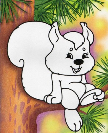 Раскраска пластилином