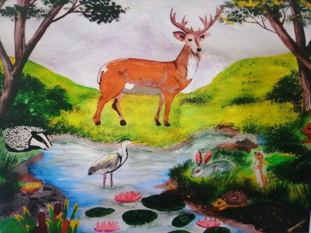 Экологический рисунок домашние питомцы