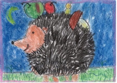 Рисование Дикие животные старшая группа