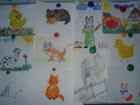 Рисование домашний питомец старшая группа