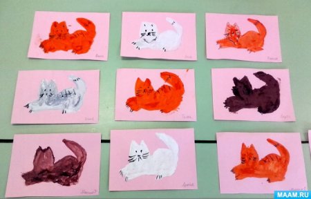 Рисование домашние животные средняя группа