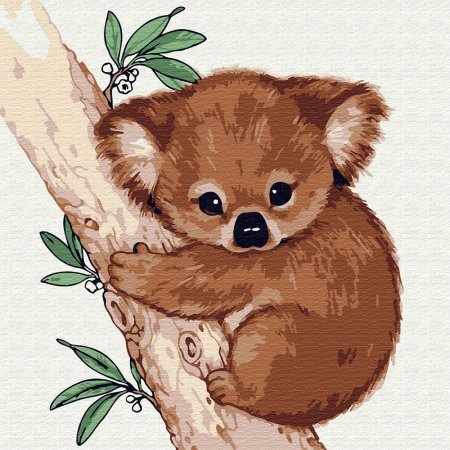 Алмазная мозаика коала