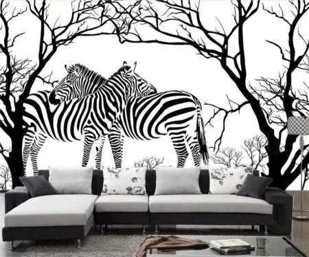 Фотообои черно белые на стену