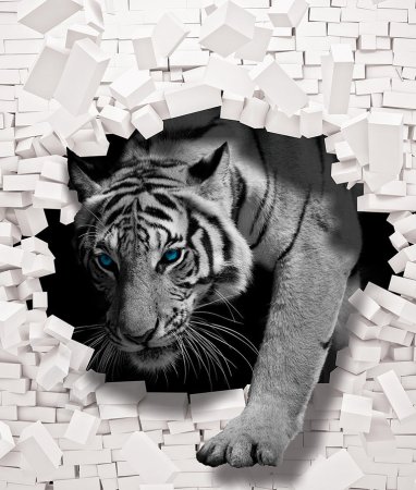 Фотообои тигр Леруа Мерлен