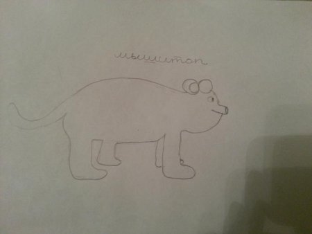 Таблица по методике несуществующее животное